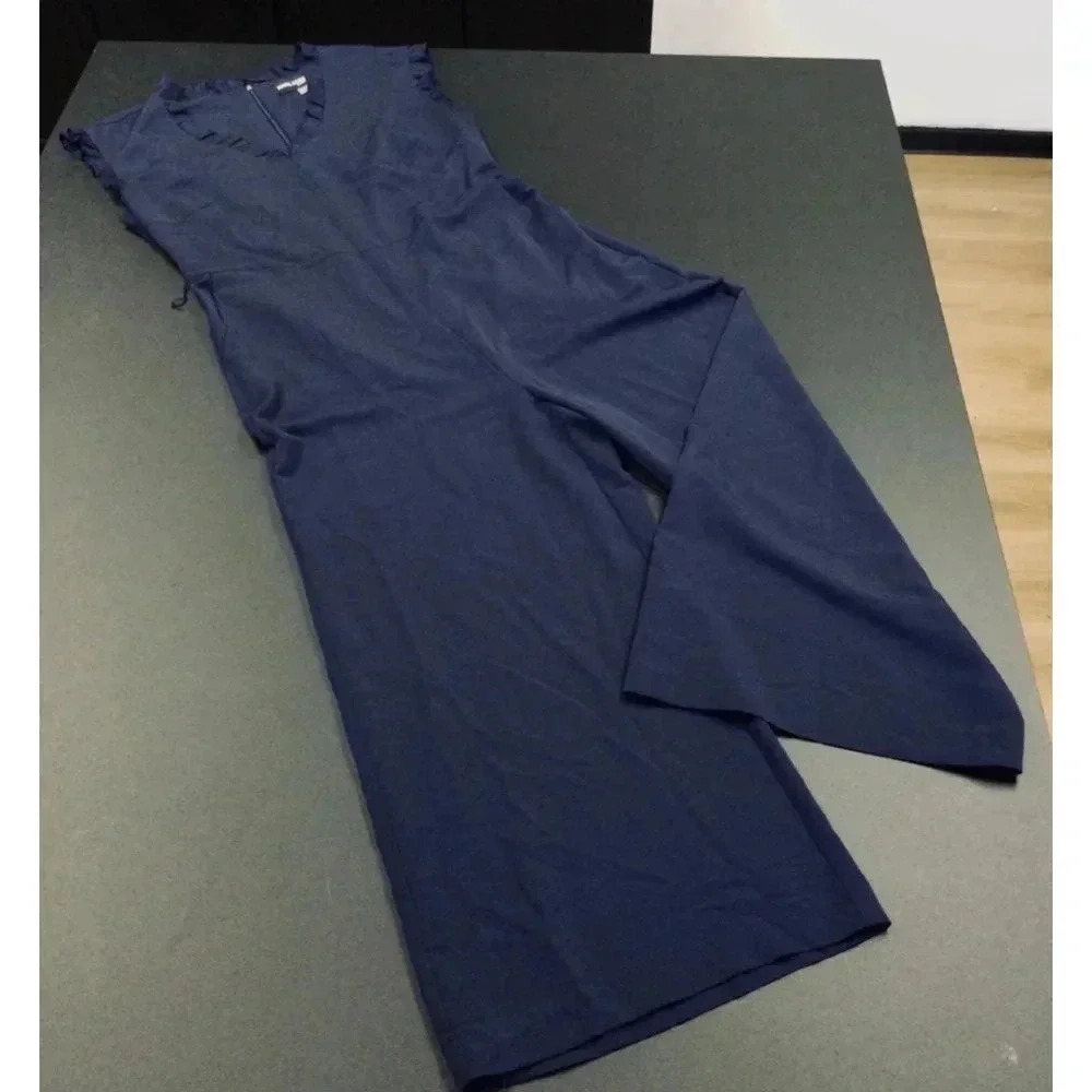 Women's Karl Lagerfeld Jumpsuit Size 8 Navy‎